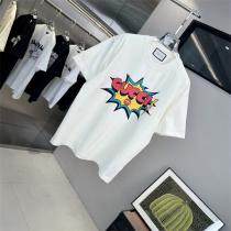 春夏秋美品 GUCC1 偽物 Ｔシャツ Boom Pop ブーム ロゴ カラー プリント 