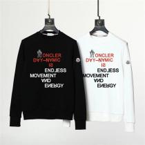 肌寒い日にぴったり MONCLER 偽物 トレーナー ロゴ プリント オーバーサイズ 2色 モンクレール