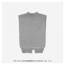 Maison Margiela スーパーコピー ニットベスト メゾンマルジェラ 柔らか手触り ウール綿混紡生地