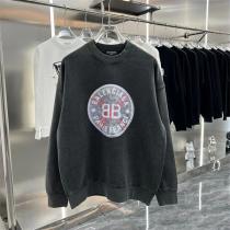 調和 BALENCIAGA スーパーコピー トレーナー レトロ処理 ロゴ プリン...