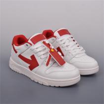 オフホワイト スーパーコピー スニーカー Out Of Office Arrows 矢印 ロゴ Off-White レザー