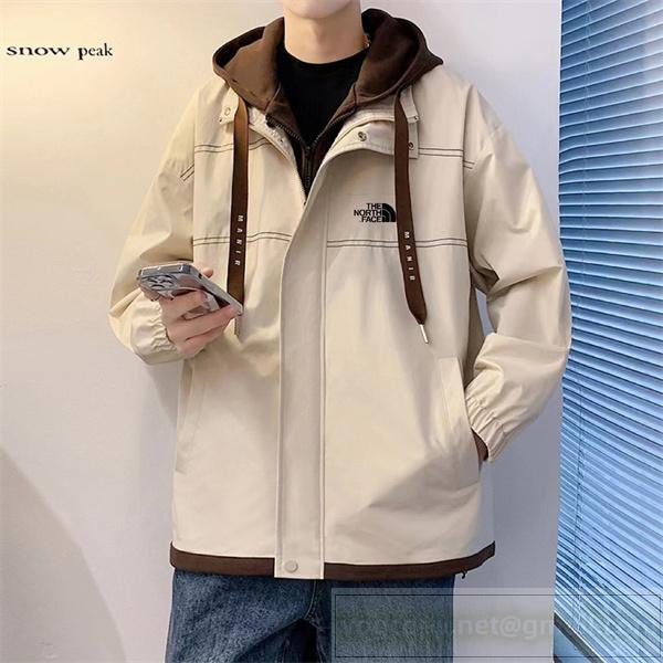 4色展開！ザノースフェイス スーパーコピー ジャケット フェイクレイヤード フード付き THE NORTH FACE