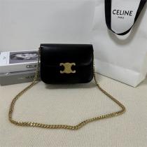 2026活躍☆CELINE コピー ショルダーバッグ ミニ チェーン クロード カーフスキン 