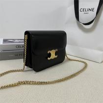 2026活躍☆CELINE コピー ショルダーバッグ ミニ チェーン クロード カーフスキン 