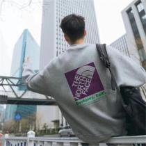  THE NORTH FACE 偽物 トレーナー ロゴ プリント 2色 ユニセックス 綿 ザノースフェイス 