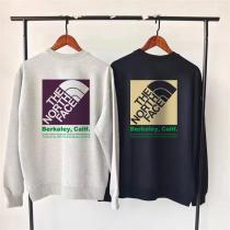  THE NORTH FACE 偽物 トレーナー ロゴ プリント 2色 ユニセックス 綿 ザノースフェイス 