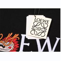 2026春夏 ロエベ スーパーコピー Tシャツ 龍 竜 ロゴ 刺繍 2色 ユニセックス LOEWE
