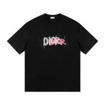 2026年春夏コレクション DIOR スーパーコピー Ｔシャツ コットン ロゴ プリント 落書き ディオール