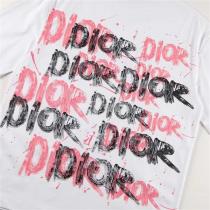 2026年春夏コレクション DIOR スーパーコピー Ｔシャツ コットン ロゴ プリント 落書き ディオール