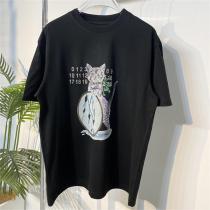 2026新作一覧！Maison Margiela コピー Ｔシャツ ネコ 猫 MM6 ユニセックス メゾン マルジェラ