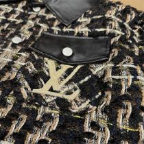 2026FW LOUIS VUITTON スーパーコピー ジャケット チェック柄 異素材 ルイヴィトン 
