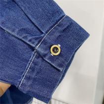 定番 Maison Margiela スーパーコピー デニムシャツ ポケット 刺繍 ロゴ シンプル メゾン マルジェラ 
