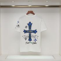 2026新作登場 CHROME HEARTS コピー Tシャツ 2色 純綿生地 ロゴ プリント クロムハーツ