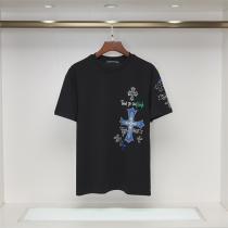 2026新作登場 CHROME HEARTS コピー Tシャツ 2色 純綿生地 ロゴ プリント クロムハーツ