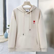  アミ パリス コピー パーカー 定番 ハートロゴ 刺繡 7色 ユニセックス AMI PARIS