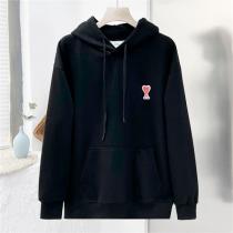  アミ パリス コピー パーカー 定番 ハートロゴ 刺繡 7色 ユニセックス AMI PARIS