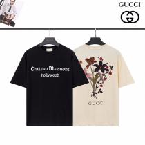 GUCC1 コピー Ｔシャツ Chateau Marmont フラワー プリント...