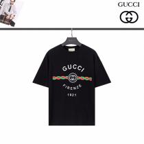 GUCC1 偽物 Ｔシャツ インターロッキングG FIRENZE 1921 コットン