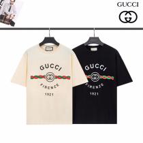GUCC1 偽物 Ｔシャツ インターロッキングG FIRENZE 1921 コットン