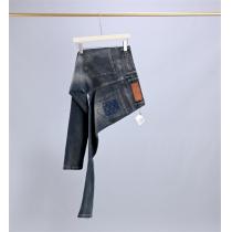 夏のスタイルに最適 ロエベ スーパーコピー ジーンズ Anagram アナグラム ロゴ デニム LOEWE