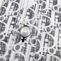 DIOR スーパーコピー シャツ デニム Oblique モノグラム ロゴ 100％コットン ディオール