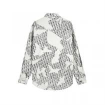 DIOR スーパーコピー シャツ デニム Oblique モノグラム ロゴ 100％コットン ディオール