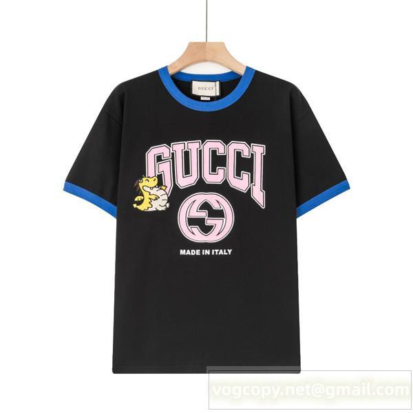 2026春先新作 GUCC1 スーパーコピー Ｔシャツ ロゴ プリント コットン オーバーサイズ 