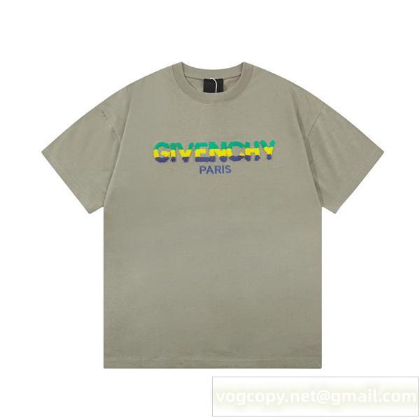 ジバンシィ スーパーコピー Tシャツ タオル生地 ロゴ 3色 男女兼用 GIVENCHY
