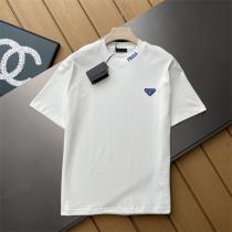 ミニマリズム プラダ スーパーコピー Ｔシャツ クルーネック コットン生地 PRADA