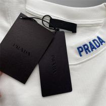 ミニマリズム プラダ スーパーコピー Ｔシャツ クルーネック コットン生地 PRADA