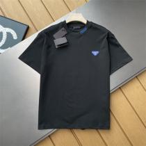 ミニマリズム プラダ スーパーコピー Ｔシャツ クルーネック コットン生地 PRADA