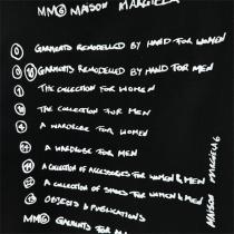爽やかな印象 メゾン マルジェラ 偽物 パーカー ロゴプリント 落書き 手書き風 ロゴ  Maison Margiela