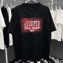 Maison Margiela コピー Ｔシャツ スプレーペイント ロゴ プリン...