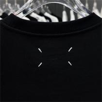 コラボレーション メゾン マルジェラ 偽物 Ｔシャツ ロゴ 下書き コットン生地 Maison Margiela