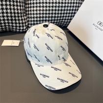 BALENCIAGA スーパーコピー キャップ モノグラム ロゴ 純綿生地 調節可能 バレンシアガ