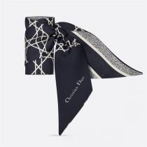 シルク＆プリント DIOR スーパーコピー スカーフ Cannage Mitzah シリーズ ディオール