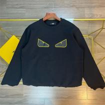 2026トレンド FENDI コピー トレーナー モンスター レザーロゴ 2色ロゴ 100%コットン フェンディ