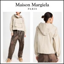 レディース Maison Margiela スーパーコピー ジャケット サラサラ感 ロゴ 刺繡 2色 メゾン マルジェラ