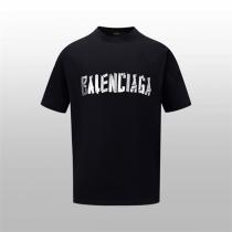 BALENCIAGA スーパーコピー Ｔシャツ リフレクター ロゴ 貼り付け プリント ユニセックス バレンシアガ