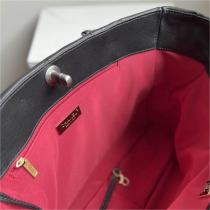 ☆人気作☆ CHANE1 スーパーコピー トートバッグ レザー メタル ロゴ チェーン 
