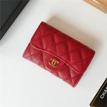 CHANE1 偽物 カードケース キャビアス キンクラシック スモールウォレット ミニ 
