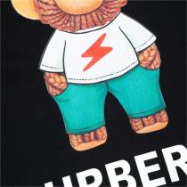 BURBERRY コピー Ｔシャツ 熊 ぬいぐるみ シリーズ プリント柄 綿 バーバリー 