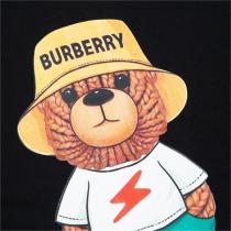 BURBERRY コピー Ｔシャツ 熊 ぬいぐるみ シリーズ プリント柄 綿 バーバリー 