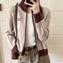 超希少限定 セリーヌ コピー ジャケット レトロ効果 スウェット レザーロゴ レディース CELINE