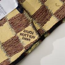 【1AFAW8】LOUIS VUITTON 偽物 シャツ ジャカード 黄と黒 ダミエロゴ チェック ルイヴィトン