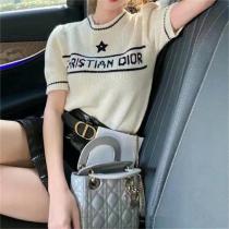 2026ss DIOR スーパーコピー Ｔシャツ ニット レディース ジャカード 刺繡 ボリューム袖 ディオール