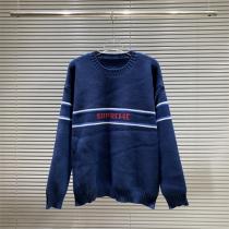 シュプリーム スーパーコピー セーター 4色 ジャカード クルーネック ボーダー柄 SUPREME