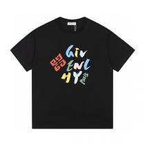 GIVENCHY コピー Tシャツ 純綿生地 ロゴプリント柄 落書き 可愛い 定番 ジバンシィ