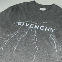 ジバンシィ スーパーコピー Tシャツ リフレクター ロゴ イナズマ 純綿 オーバーサイズ GIVENCHY