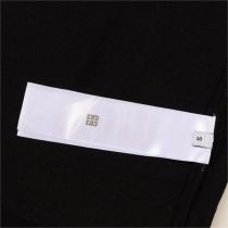 ジバンシィ 偽物 Tシャツ ニット生地 100%コットン ジャカード ロゴ クールネック GIVENCHY